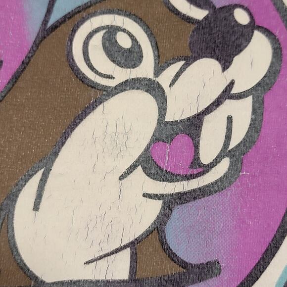 Buc-ee's Teal & Purple Tie-Dye "Beaver Believer" Tee - 2X - Picture 3 of 5